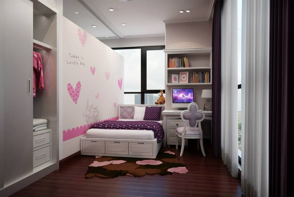 thiết kế nội thất phòng ngủ chung cư Royal City